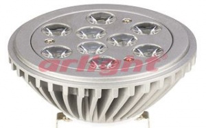  Светодиодная лампа MDS-AR111-9x1W 35deg Warm White 12V 35 ° арт. 014084