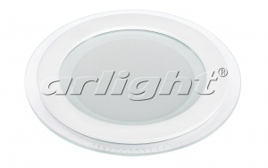  Светодиодная встраиваемая панель LT-R160WH 12W Warm White  3000K 016571 Arlight