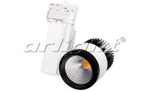  Светодиодный трековый светильник для трехфазной шины LGD-537WH-40W-4TR Day White  4000K 017670 Arlight