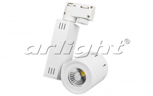  Светодиодный трековый светильник для однофазной шины LGD-520WH 9W White  6000K 017683 Arlight