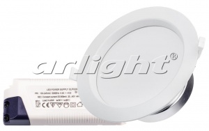  Светодиодный встраиваемый светильник IM-205 Matt 31W  Warm White  3000K 018072 Arlight