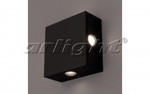  Уличный светодиодный настенный светильник LGD-Wall-Quad-18B-8W  3000K 020339 Arlight