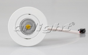  Светодиодный встраиваемый поворотный мебельный светильник LTM-R50WH 5W White 25deg  6000K 020754 Arlight