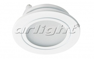 Светодиодный встраиваемый мебельный светильник LTM-R60WH-Frost 3W White 110deg  6000K 020760 Arlight