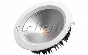  Светодиодный встраиваемый светильник LTD-220WH-FROST-30W Warm White 110deg  3000K 021070 Arlight