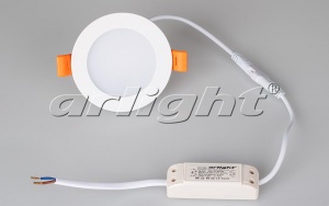  Светодиодная тонкая встраиваемая панель DL-BL90-5W White  6000K 021430 Arlight