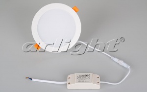  Светодиодная ультратонкая встраиваемая панель DL-BL145-12W Warm White  3000K 021438 Arlight