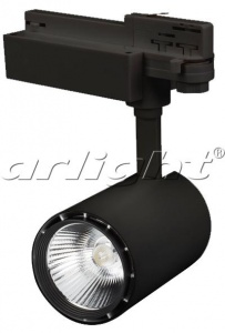  Светодиодный трековый светильник для трехфазной шины LGD-1530BK-30W-4TR White 24deg  6000K 022048 Arlight
