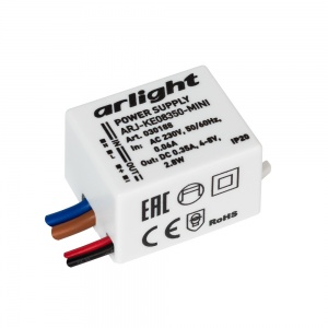 Блок питания Arlight ARJ-KE08350-MINI 2.8W 350mA IP20 Пластик 030188