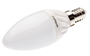 Светодиодная лампа Arlight Ecolamp E14 4W Day White 4000K Candle-603 (ARL Свеча) 013729
