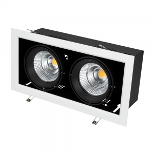 Светодиодный светильник Arlight CL-Kardan-S375x190-2x25W White 6000K 028862