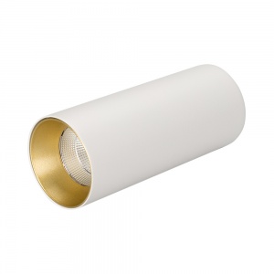 Светодиодный светильник Arlight SP-Polo-Surface-R65-8W White 5000K (WH-GD 40 deg) 027517