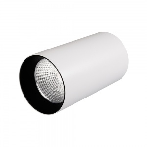 Светодиодный светильник Arlight SP-Polo-Surface-R85-1-15W Day White 4000K 40 deg (White-Black Ring) 022939