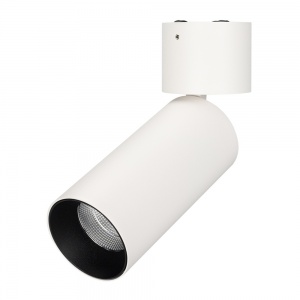 Светодиодный светильник Arlight SP-Polo-Surface-Flap-R65-8W White 5000K (WH-BK 40 deg) 027539