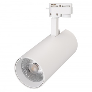 Трековый светодиодный светильник однофазный Arlight LGD-Gera-2TR-R90-30W White 6000K 025929(1)
