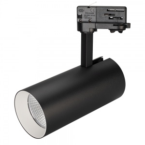 Трековый светодиодный светильник трехфазный Arlight SP-Polo-Track-Leg-R85-15W Warm 3000K (BK-WH deg) 027453