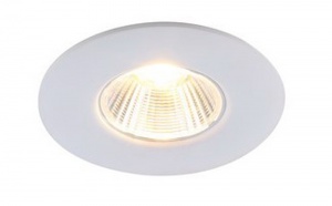  Светодиодный встраиваемый светильник Arte Lamp Uovo 5W 3000K A1425PL-1WH