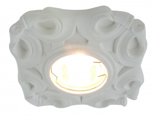  Встраиваемый гипсовый светильник Arte Lamp Cratere A5305PL-1WH