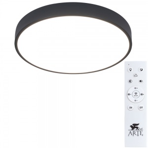 Потолочный светодиодный светильник Arte Lamp Arena 60W A2661PL-1BK