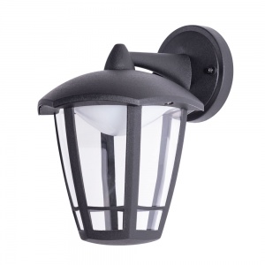 Уличный настенный светодиодный светильник Arte Lamp Enif 8W 4000K A6064AL-1BK
