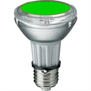 Лампа BLV HIT-PAR 20 35W  gr  E27 35W 95V 0.5 A   8000cd  6000h   u360  зеленая 132220