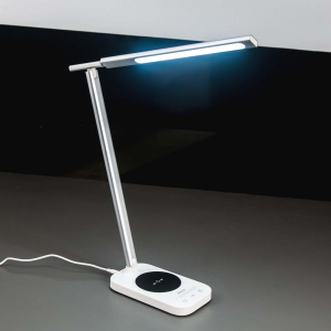 Настольная светодиодная лампа Citilux Ньютон 9Вт 3000-4000К с USB+Qi CL803051