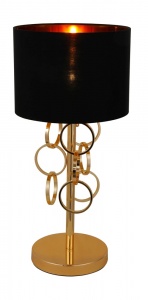  Настольная лампа Hilton TL1 gold 1980/501 Crystal Lux