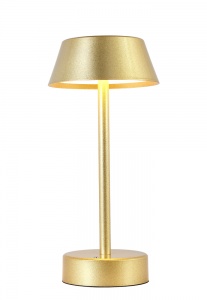 Настольная светодиодная лампа Crystal Lux Santa LG1 Gold 6W 3000K 3662/501