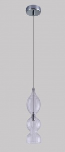  Подвесной светильник Crystal Lux  Iris SP1 B Transparent 2075/201
