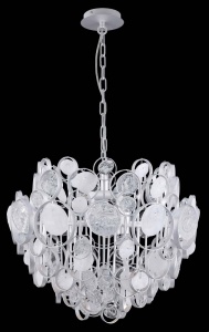 Подвесной светильник Crystal Lux Deseo SP6 D460 Silver 1561/206