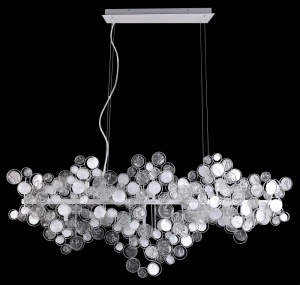 Подвесной светильник Crystal Lux Deseo SP15 L1400 Silver 1561/215