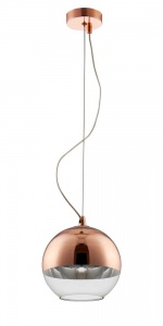Подвесной светильник Crystal Lux Woody SP1 D200 Copper 3362/201