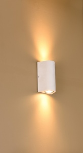  LED светильник настенный LWA0148B-WH-WW Белый 2*12Вт 3000 002806 DesignLed