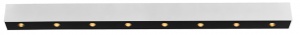  Светильник потолочный светодиодный накладной серия FA Черно-белый 10.2Вт IP20 Теплый белый (3000К)  003556
