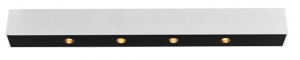  Светильник потолочный светодиодный накладной серия FA Черно-белый 5.3Вт IP20 Теплый белый (3000К)  003555