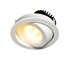  Светильник потолочный светодиодный встраиваемыйс повортной конструкцией серия DL-MJ-1006 Белый 10Вт IP20 Теплый белый (3000К)  002974