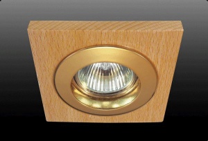  Деревянная накладка для встраиваемых светильников DL-002B-1 бук
