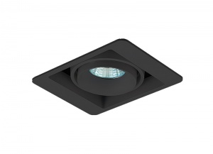  Встраиваемый светильник Donolux DL18615/01WW-SQ Shiny Black/Black