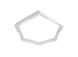 Накладной светодиодный светильник Donolux Eye-Hex Белый 36W 3000K DL18515С111W36.34.900WW
