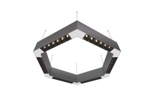 Подвесной светодиодный светильник Donolux Eye-Hex Алюминиевый 36W 3000K DL18515S111А36.34.500BW