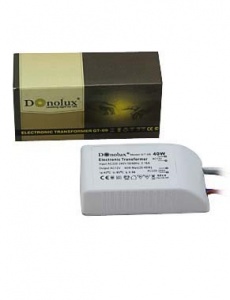  Электронный трансформатор для галогенных ламп S6 GT-09 40W Donolux