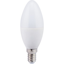  Светодиодная лампа E14  7W 220V 4000K, матовая свеча (композит) C4LV70ELC Ecola