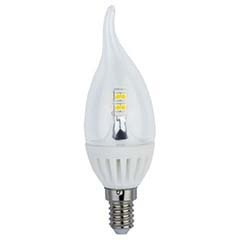  Светодиодная лампа C4UW40ELC LED Premium 4W 220V E14 2700K 320° прозрачная свеча на ветру искристая точка