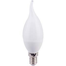  Светодиодная лампа C4YW60ELC E14 6W 2700K 220V свеча на ветру Ecola