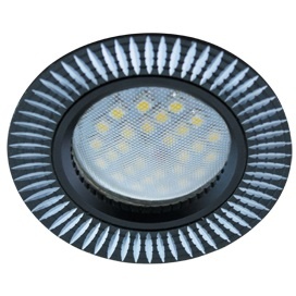  Встраиваемый литой светильник MR16 DL3182 Рифленые реснички по кругу FB1608EFF Ecola