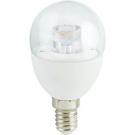  Светодиодная лампа Globe LED Premium прозрачный шар с линзой 7W E14 220V 2700K K4FW70ELC Ecola