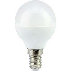  Светодиодная лампа Globe LED Premium шар 5,4W E14 220V 4000K K4QV54ELC Ecola