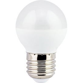  Светодиодная лампа E27  7W 220V 6500K G45, матовый шар (композит) K7GD70ELC Ecola