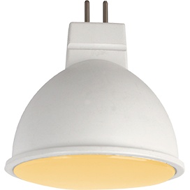 Светодиодная лампа Ecola MR16   LED  7W  220V GU5.3 золотистая матовая 48x50 M2RG70ELC