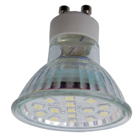 Светодиодная лампа Ecola Light Reflector GU10  LED  3W 220V GU10 2800K прозрачная 53x50 T1TW30ELC